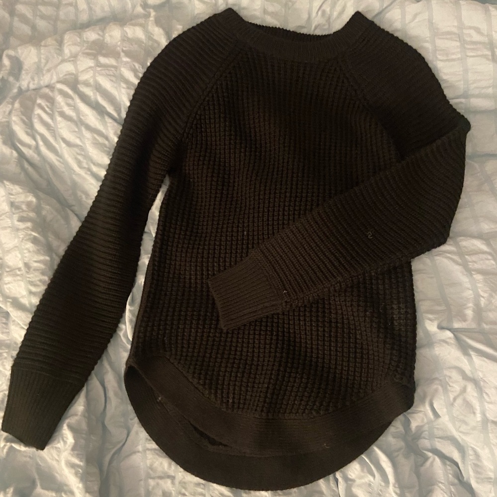 black knit sweater - guilty
